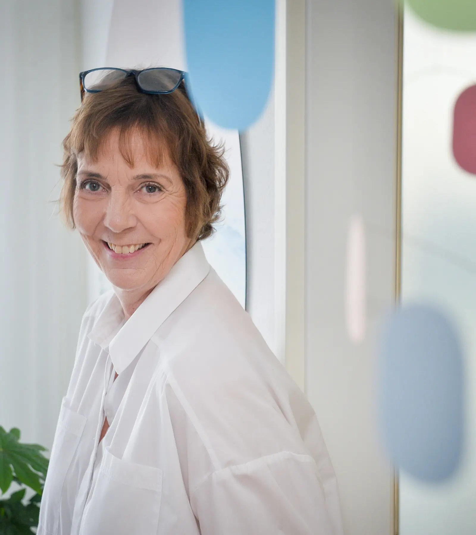 Ein Bild, das bei Petra Winter in der Praxis steht. Auf dem Bild steht"Das habe ich noch nie vorher versucht. Also bin ich völlig sicher dass ich es schaffe Pippi Langstrumpf."